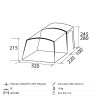 Tente de camping gonflable pour minivan Trails A.I.R. TECH HC Brunner Modèle