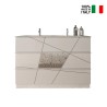 Glossy witte badkamermeubel met 3 lades en dubbele wastafel Liz T Verkoop