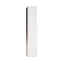 Colonne de salle de bain moderne blanc brillant, meuble suspendu 1 porte Bove Offre