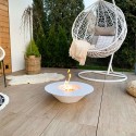 Santorini ronde design bio-ethanol buitenhaard 60cm Aanbod