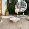 Santorini ronde design bio-ethanol buitenhaard 60cm Aanbod