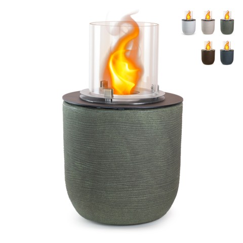 Bio-ethanol tuin haard vrijstaand design Ø 35 x h 55cm Raffaello Aanbieding