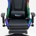 The Horde Comfort gaming stoel met ergonomisch design, voetsteun en RGB LED Karakteristieken