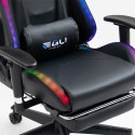 The Horde Comfort gaming stoel met ergonomisch design, voetsteun en RGB LED Prijs