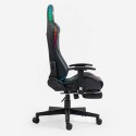 The Horde Comfort gaming stoel met ergonomisch design, voetsteun en RGB LED Kosten