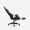 The Horde Comfort gaming stoel met ergonomisch design, voetsteun en RGB LED Voorraad