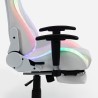 Ergonomische gaming- of kantoorstoel Pixy Comfort met voetenbankje en LED Kosten
