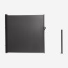 Zijluifel 180x300 oprolbaar extern windscherm Hyde XL 