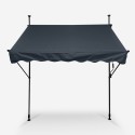 Zonnescherm 190x200 met val voor buiten balkon terras Somber L Model