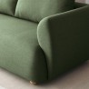 Canapé 3 places en tissu style design nordique moderne 196 cm vert Geert Remises
