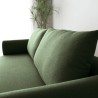 Canapé 3 places en tissu style design nordique moderne 196 cm vert Geert Réductions