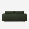 Canapé 3 places en tissu style design nordique moderne 196 cm vert Geert Prix