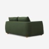 Modern 3 zits bankstel Geert, Noordse design, 196cm in groen Karakteristieken
