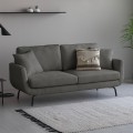 Moderne Scandinavische 3-zits bank in grijze stof Folkerd Aanbieding