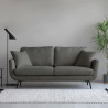 Moderne Scandinavische 3-zits bank in grijze stof Folkerd Verkoop