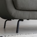 Moderne Scandinavische 3-zits bank in grijze stof Folkerd Keuze