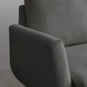 Moderne Scandinavische 3-zits bank in grijze stof Folkerd Karakteristieken