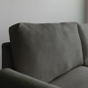 Moderne Scandinavische 3-zits bank in grijze stof Folkerd Afmetingen