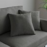 Moderne Scandinavische 3-zits bank in grijze stof Folkerd Kosten