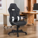 Chaise fauteuil de bureau gaming ergonomique racing avec coussin lombaire Estoril Vente