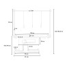 Hydraulisch verstelbare hondentrimtafel 61 x 110 x 145 - 183,5 cm Griffon Kosten