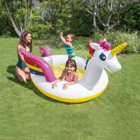 Opblaasbaar kinderzwembad eenhoorn Intex 57441 Aanbieding