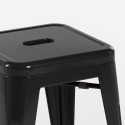 tabouret haut de bar cuisine industriel en acier métallique steel rocket. 