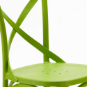 Ronde salontafel zwart 70x70 cm en 2 gekleurde stoelen Vintage Cosmopolitan Aankoop
