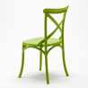 Ronde salontafel zwart 70x70 cm en 2 gekleurde stoelen Vintage Cosmopolitan 