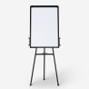 Magnetisch whiteboard 90x60c m met statief en flipover Cletus M Kortingen