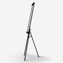 Magnetisch whiteboard 90x60c m met statief en flipover Cletus M 