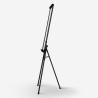 Magnetisch whiteboard 90x60c m met statief en flipover Cletus M 