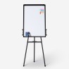 Magnetisch whiteboard 90x60c m met statief en flipover Cletus M Kosten