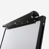 Magnetisch whiteboard 90x60c m met statief en flipover Cletus M 