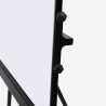 Magnetisch whiteboard 90x60c m met statief en flipover Cletus M 