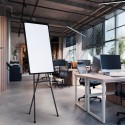 Magnetisch whiteboard 90x60c m met statief en flipover Cletus M Aanbod
