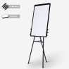 Magnetisch whiteboard 90x60c m met statief en flipover Cletus M Model