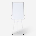 Magnetisch whiteboard 100x70 cm met klem voor papierblokken Cletus L Aanbieding