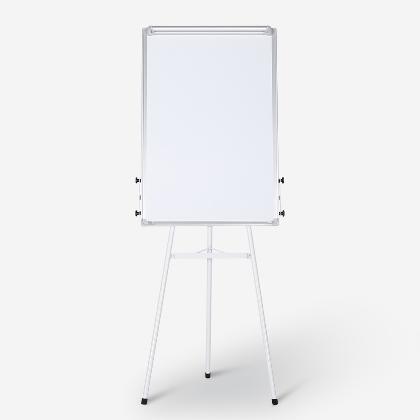 Magnetisch whiteboard 100x70 cm met klem voor papierblokken Cletus L Aanbieding Magnetisch whiteboard 100x70 cm met klem voor papierblokken Cletus L Aanbieding