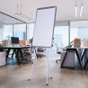 Magnetisch whiteboard 100x70 cm met klem voor papierblokken Cletus L Verkoop