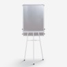Magnetisch whiteboard 100x70 cm met klem voor papierblokken Cletus L Voorraad