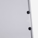 Magnetisch whiteboard 100x70 cm met klem voor papierblokken Cletus L Afmetingen