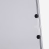 Magnetisch whiteboard 100x70 cm met klem voor papierblokken Cletus L Afmetingen