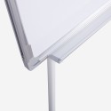 Magnetisch whiteboard 100x70 cm met klem voor papierblokken Cletus L Prijs