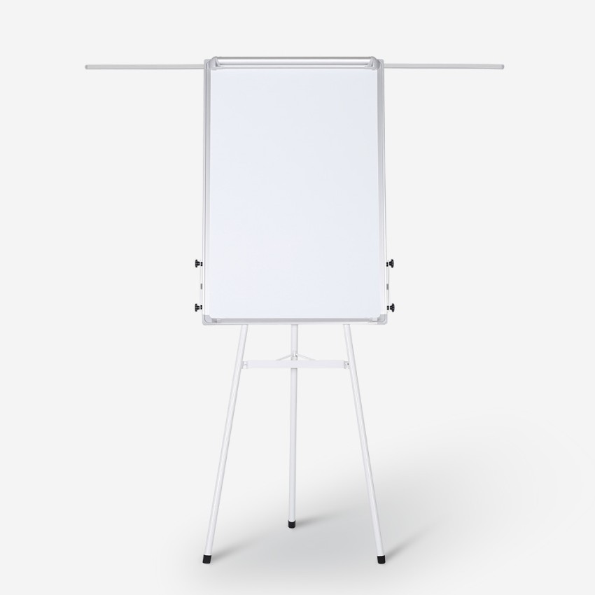 Magnetisch whiteboard 90x60 cm met uittrekbare flipover Niels M Aanbieding