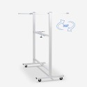Tweezijdig magnetisch whiteboard 120x90 cm op wielen Albert L Catalogus