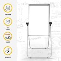 Opvouwbaar magnetisch whiteboard 100x70 cm Oppen Kortingen