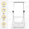 Opvouwbaar magnetisch whiteboard 100x70 cm Oppen Kortingen