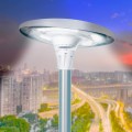 Solar verlichting met 800W multicolor ledlampen en speakers van Hurican Aanbieding