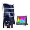 Solar LED-schijnwerper multicolor RGB 100W Bluetooth Toscor M  Verkoop
